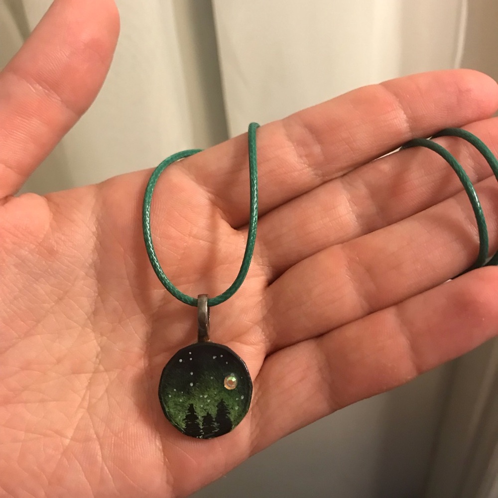 Green necklace